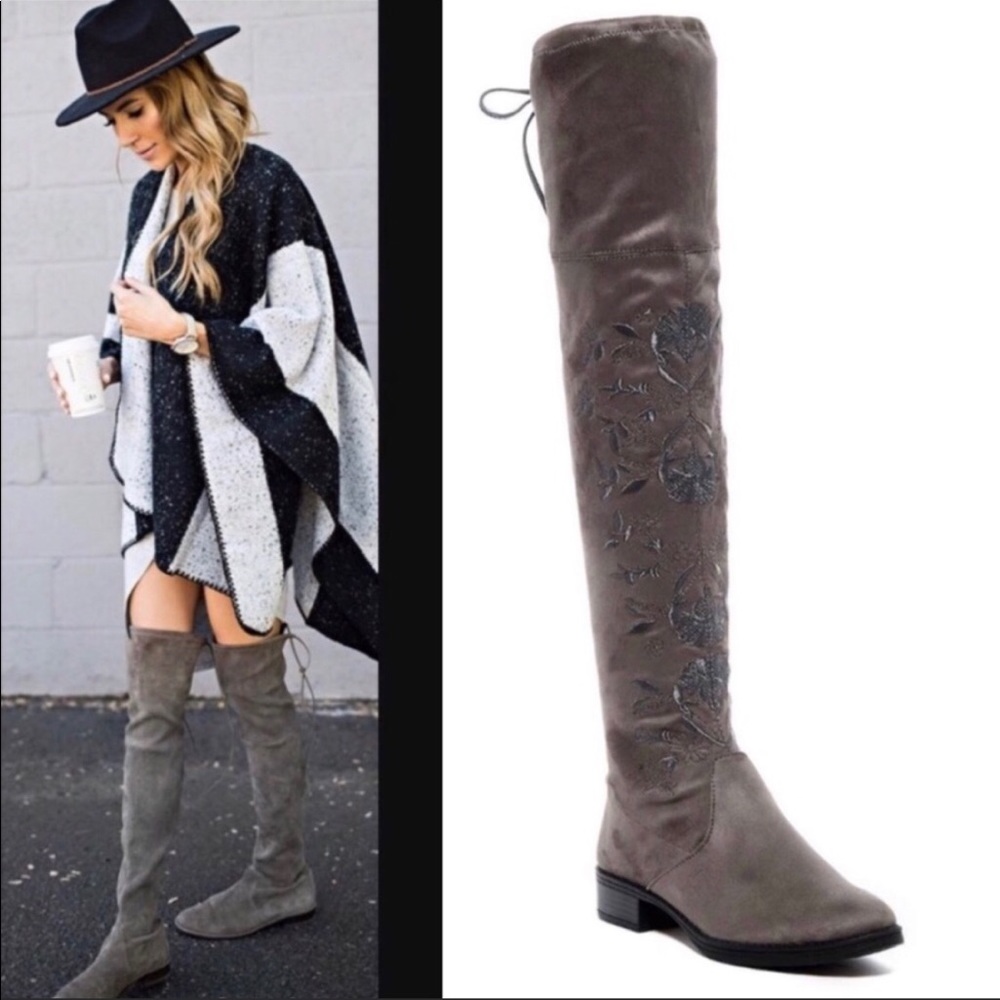 Circus by Sam Edelman embroidered knee high boots